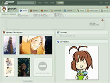 Tablet Screenshot of ginytah.deviantart.com