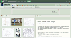 Desktop Screenshot of dragonx347.deviantart.com
