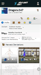 Mobile Screenshot of dragonx347.deviantart.com