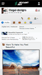 Mobile Screenshot of illegal-designs.deviantart.com