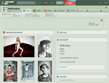 Tablet Screenshot of hellocobra.deviantart.com
