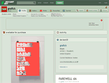 Tablet Screenshot of grafick.deviantart.com