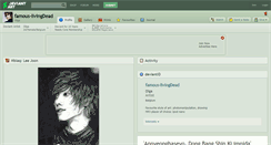Desktop Screenshot of famous-livingdead.deviantart.com