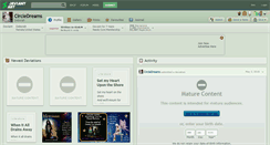 Desktop Screenshot of circledreams.deviantart.com