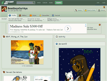 Tablet Screenshot of beastboysgurl4ya.deviantart.com