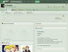 Tablet Screenshot of o-zonefan.deviantart.com