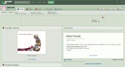 Desktop Screenshot of chez-eh.deviantart.com