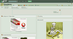 Desktop Screenshot of elessarbarton.deviantart.com