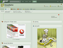 Tablet Screenshot of elessarbarton.deviantart.com