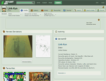 Tablet Screenshot of link-kun.deviantart.com