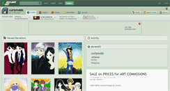Desktop Screenshot of curlymobb.deviantart.com
