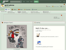 Tablet Screenshot of genki-adomas.deviantart.com