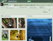 Tablet Screenshot of boopop.deviantart.com