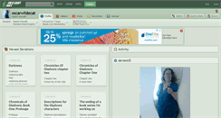 Desktop Screenshot of oscarwildecat.deviantart.com