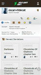 Mobile Screenshot of oscarwildecat.deviantart.com