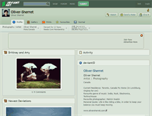 Tablet Screenshot of oliver-sherret.deviantart.com