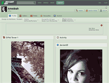 Tablet Screenshot of amedeah.deviantart.com
