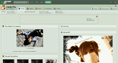Desktop Screenshot of candy-fox.deviantart.com