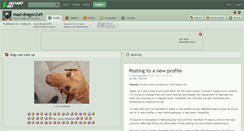 Desktop Screenshot of mad-dragon249.deviantart.com