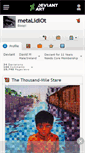 Mobile Screenshot of metalidiot.deviantart.com