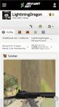 Mobile Screenshot of lightiningdragon.deviantart.com