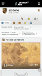Mobile Screenshot of ez-bone.deviantart.com