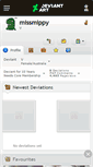Mobile Screenshot of missmippy.deviantart.com
