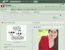 Tablet Screenshot of flutejazz.deviantart.com
