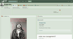 Desktop Screenshot of kcobain-fans.deviantart.com