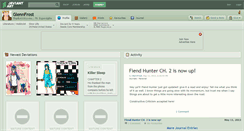 Desktop Screenshot of glennfrost.deviantart.com