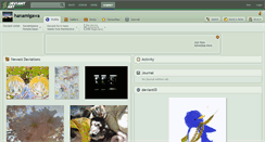 Desktop Screenshot of hanamigawa.deviantart.com