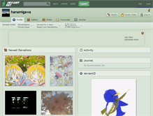 Tablet Screenshot of hanamigawa.deviantart.com