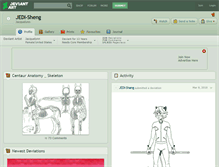Tablet Screenshot of jedi-sheng.deviantart.com