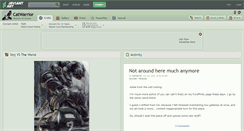 Desktop Screenshot of catwarrior.deviantart.com