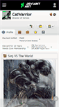Mobile Screenshot of catwarrior.deviantart.com