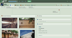 Desktop Screenshot of molu.deviantart.com