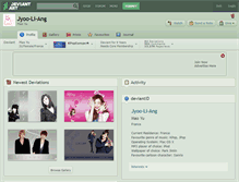 Tablet Screenshot of jyoo-li-ang.deviantart.com