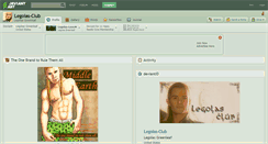 Desktop Screenshot of legolas-club.deviantart.com