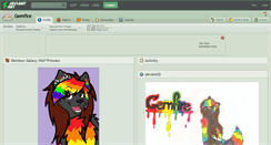Desktop Screenshot of gemfire.deviantart.com