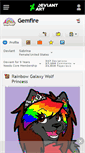 Mobile Screenshot of gemfire.deviantart.com