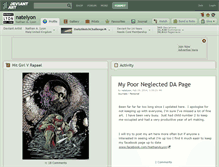 Tablet Screenshot of natelyon.deviantart.com
