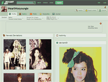 Tablet Screenshot of iheartwooyoungie.deviantart.com