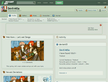 Tablet Screenshot of devil-misa.deviantart.com