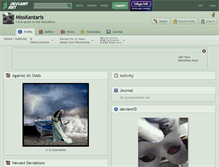 Tablet Screenshot of misskantaris.deviantart.com