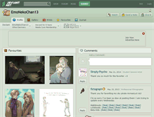 Tablet Screenshot of emonekochan13.deviantart.com