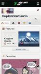 Mobile Screenshot of kingdomheartsyuri.deviantart.com