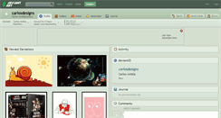 Desktop Screenshot of carlosdesigns.deviantart.com
