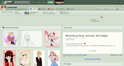 Desktop Screenshot of loversaver.deviantart.com