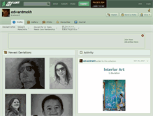 Tablet Screenshot of edwardmekh.deviantart.com