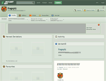 Tablet Screenshot of frageplz.deviantart.com